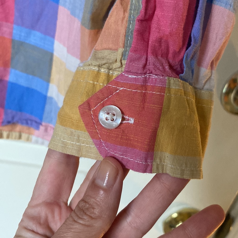 I ❤️ Ronson Checkered Button Up - Picture 8 of 9